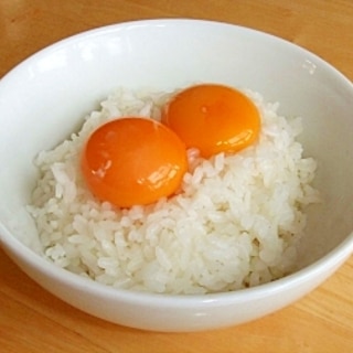 【濃厚】 卵かけご飯 【卵黄だけ】